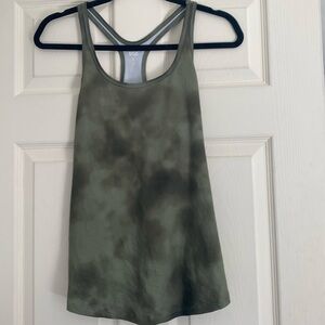 DSG size small green tie dye style athletic tank top
